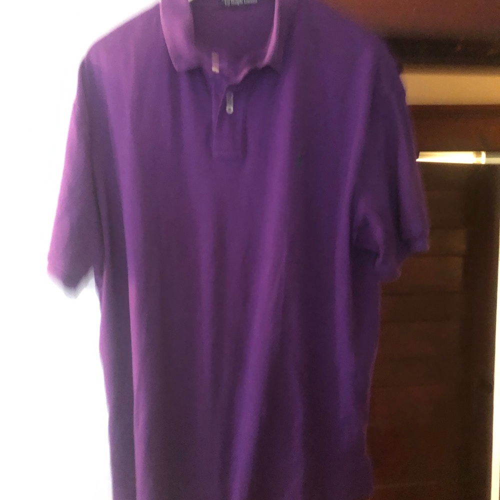 Ralph Lauren Men's Purple Polo Shirt